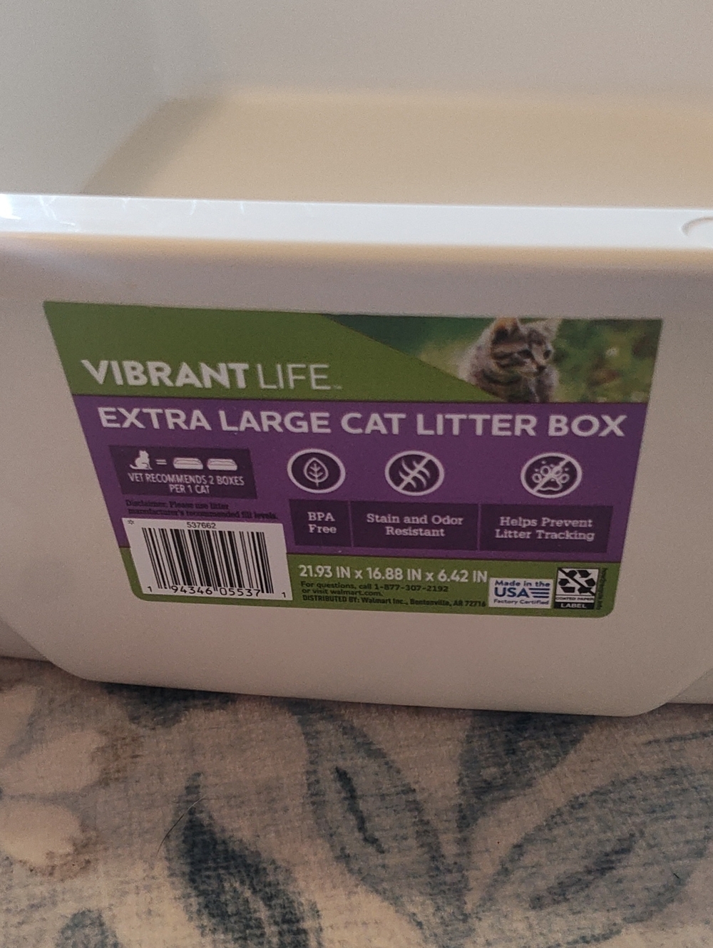EXTRA LARGE CAT LITTER BOX